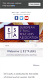 Mobile Screenshot of estastrings.org.uk