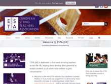 Tablet Screenshot of estastrings.org.uk